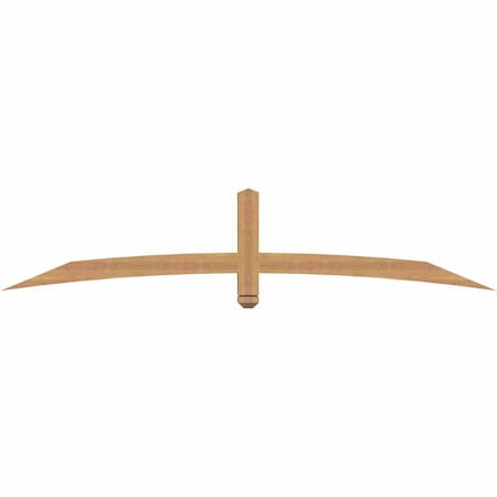 Ekena Millwork Bellingham Timber Gable Bracket, Western Red Cedar, 84"W x 17"H x 3 1/2"D x 3 1/2"F, 5/12 Pitch GBW084X17X0404BEL00SWR